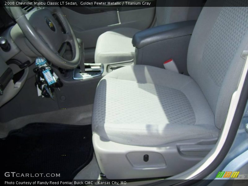 Golden Pewter Metallic / Titanium Gray 2008 Chevrolet Malibu Classic LT Sedan