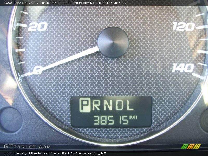 Golden Pewter Metallic / Titanium Gray 2008 Chevrolet Malibu Classic LT Sedan