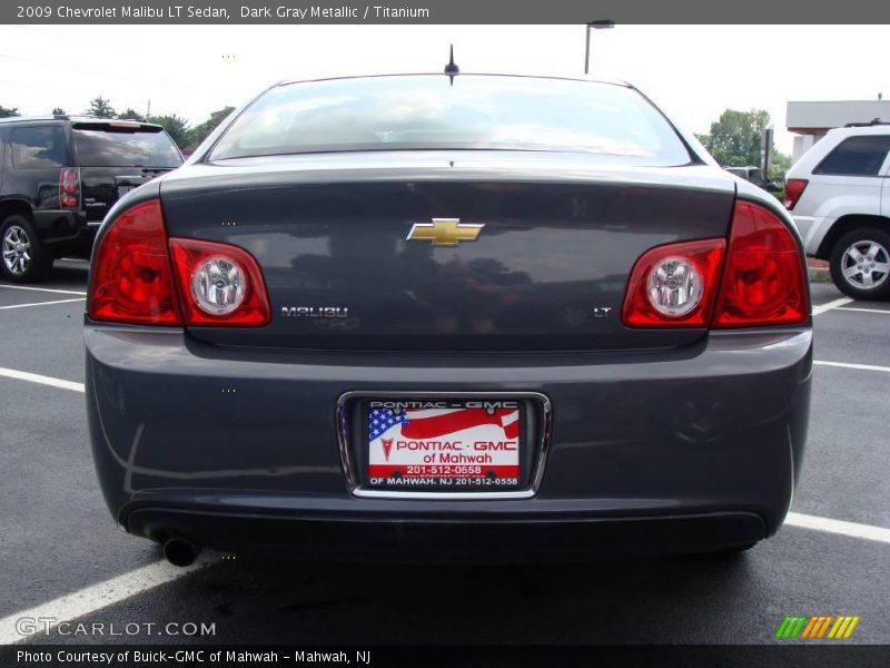 Dark Gray Metallic / Titanium 2009 Chevrolet Malibu LT Sedan
