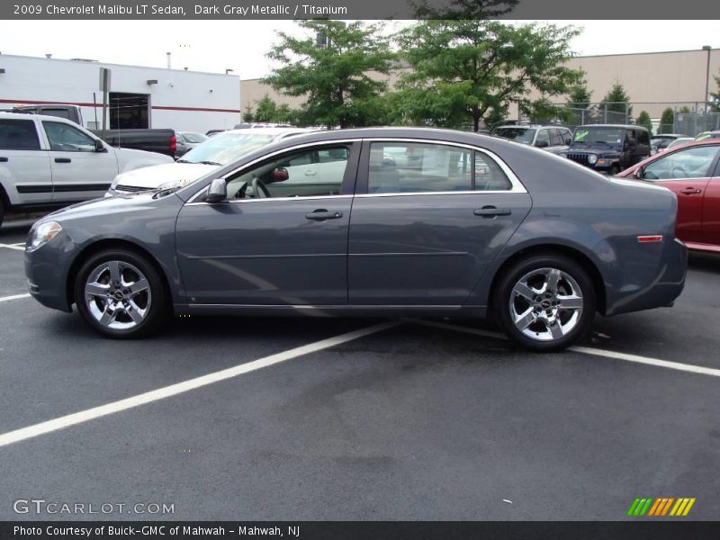 Dark Gray Metallic / Titanium 2009 Chevrolet Malibu LT Sedan