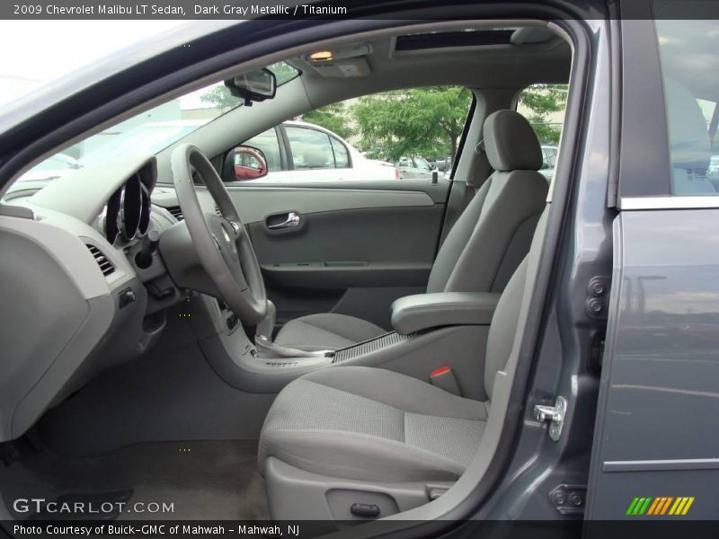 Dark Gray Metallic / Titanium 2009 Chevrolet Malibu LT Sedan