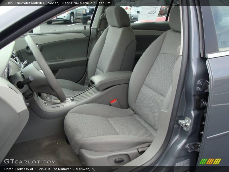 Dark Gray Metallic / Titanium 2009 Chevrolet Malibu LT Sedan