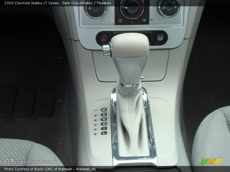 Dark Gray Metallic / Titanium 2009 Chevrolet Malibu LT Sedan
