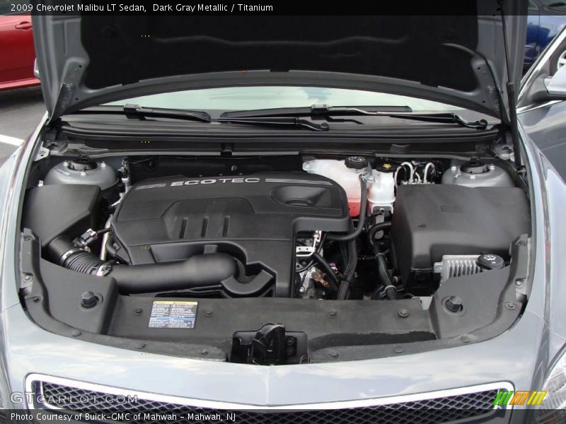 Dark Gray Metallic / Titanium 2009 Chevrolet Malibu LT Sedan
