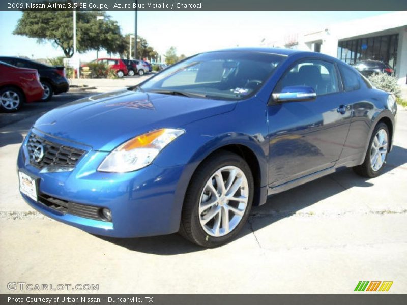 Azure Blue Metallic / Charcoal 2009 Nissan Altima 3.5 SE Coupe