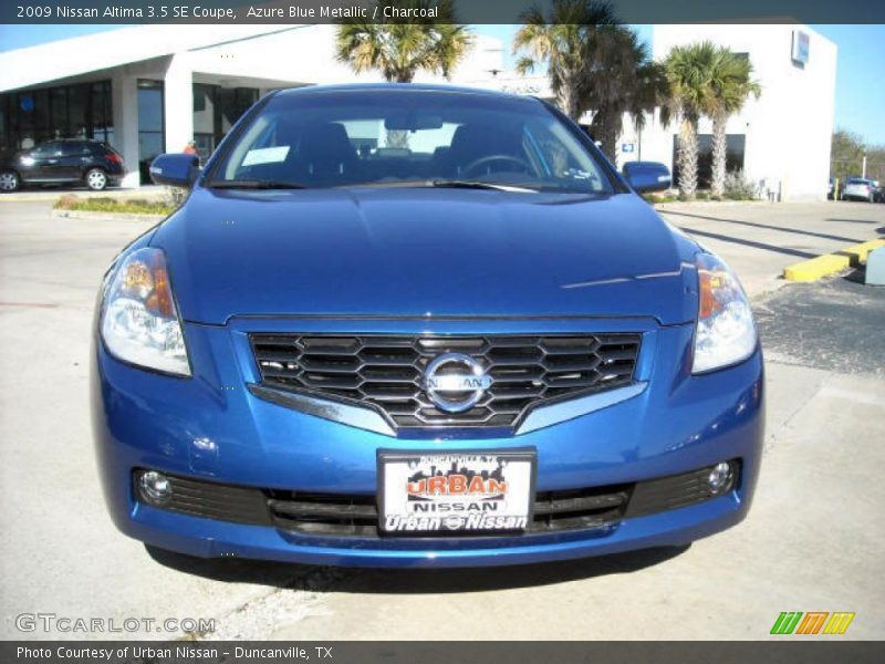 Azure Blue Metallic / Charcoal 2009 Nissan Altima 3.5 SE Coupe