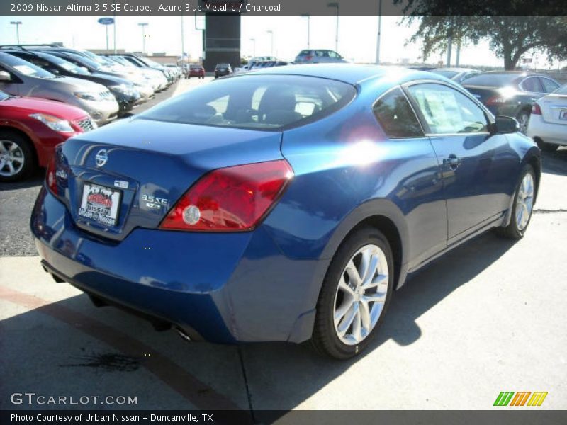 Azure Blue Metallic / Charcoal 2009 Nissan Altima 3.5 SE Coupe