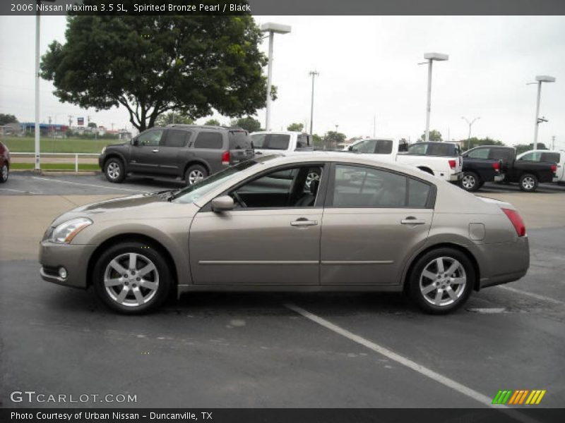 Spirited Bronze Pearl / Black 2006 Nissan Maxima 3.5 SL
