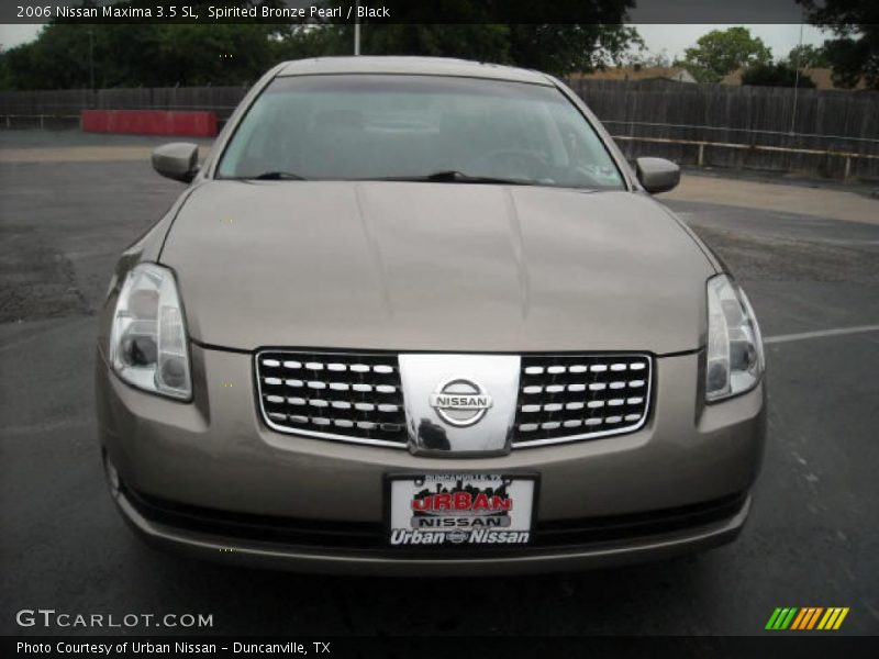 Spirited Bronze Pearl / Black 2006 Nissan Maxima 3.5 SL