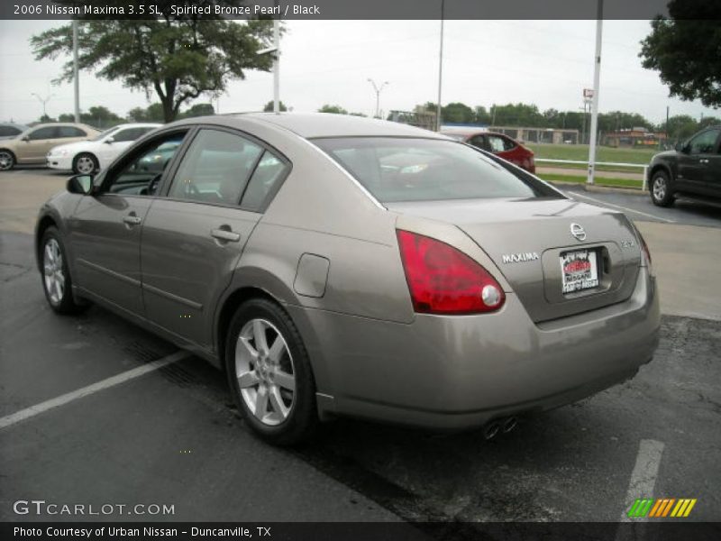 Spirited Bronze Pearl / Black 2006 Nissan Maxima 3.5 SL