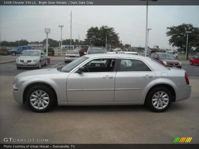 Bright Silver Metallic / Dark Slate Gray 2008 Chrysler 300 LX