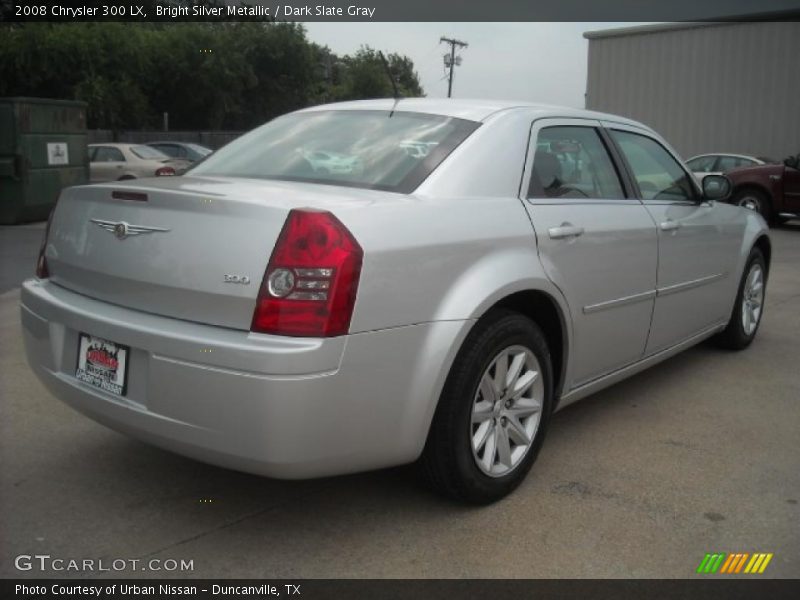 Bright Silver Metallic / Dark Slate Gray 2008 Chrysler 300 LX