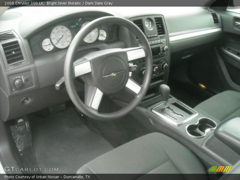 Bright Silver Metallic / Dark Slate Gray 2008 Chrysler 300 LX