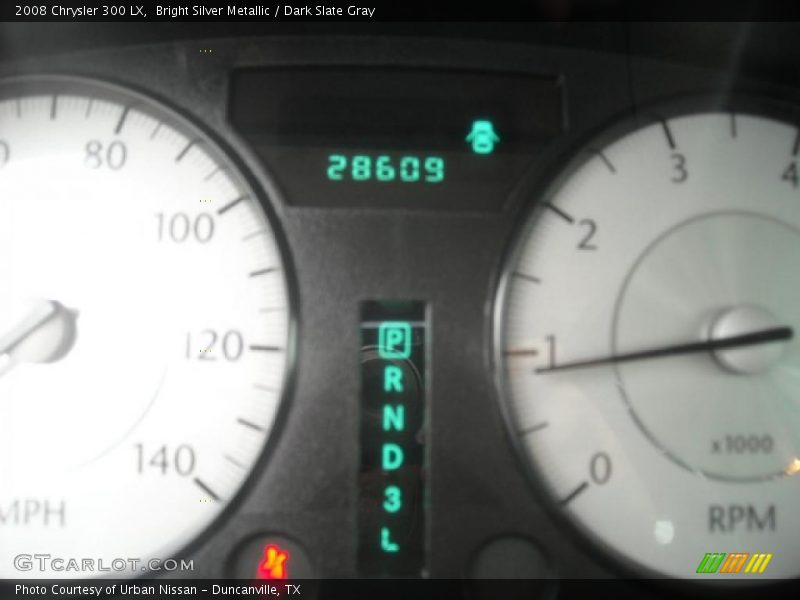 Bright Silver Metallic / Dark Slate Gray 2008 Chrysler 300 LX
