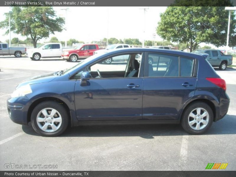 Blue Onyx Metallic / Charcoal 2007 Nissan Versa SL