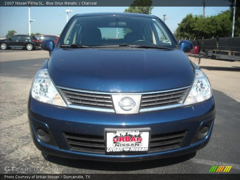 Blue Onyx Metallic / Charcoal 2007 Nissan Versa SL