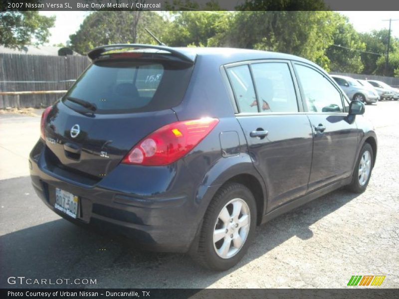 Blue Onyx Metallic / Charcoal 2007 Nissan Versa SL