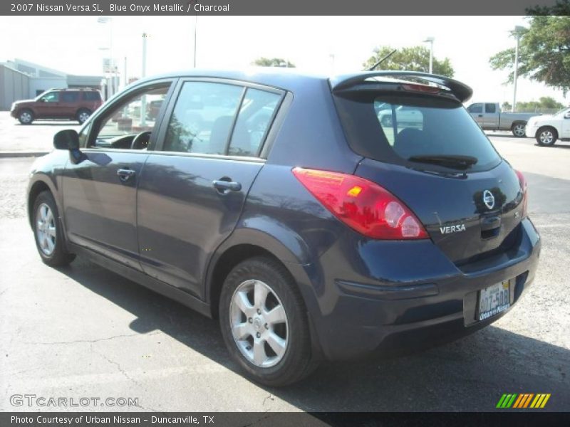 Blue Onyx Metallic / Charcoal 2007 Nissan Versa SL