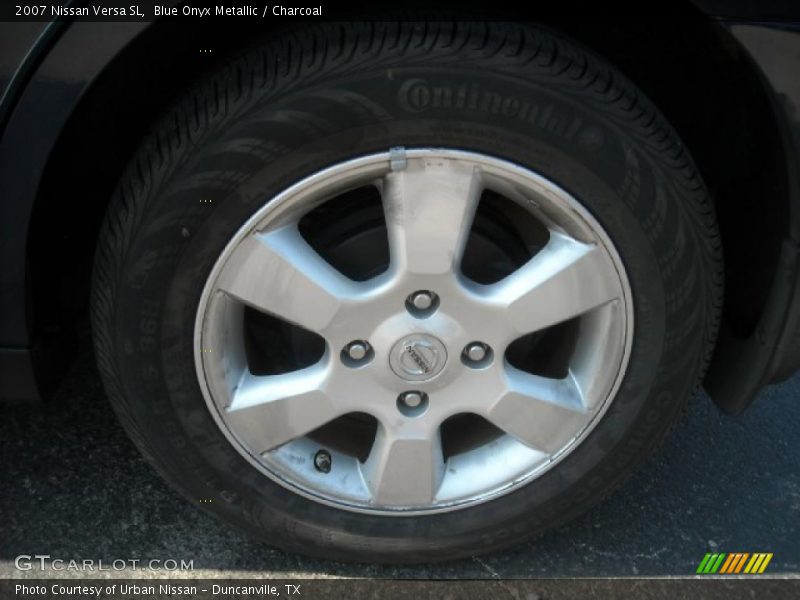 Blue Onyx Metallic / Charcoal 2007 Nissan Versa SL
