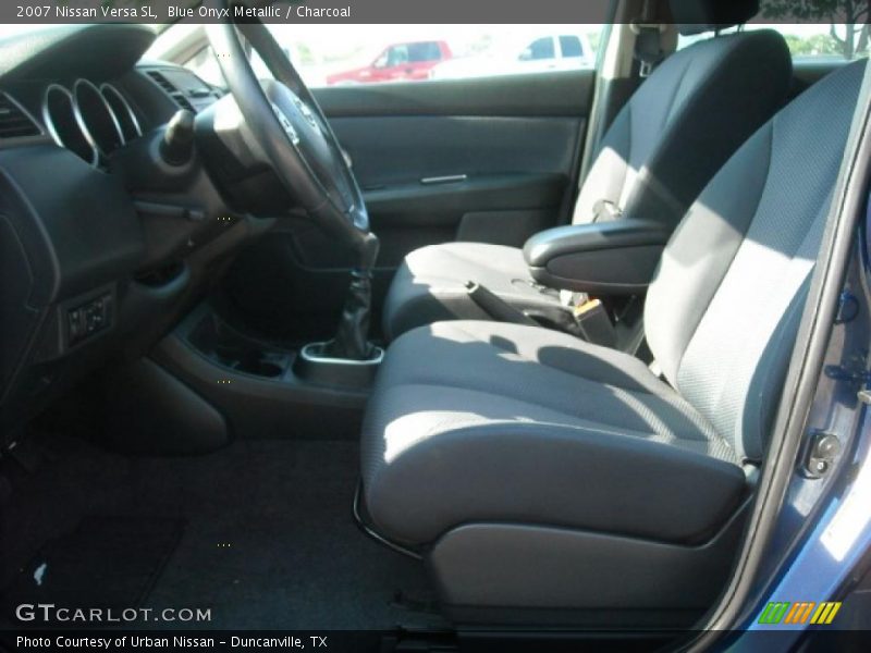 Blue Onyx Metallic / Charcoal 2007 Nissan Versa SL