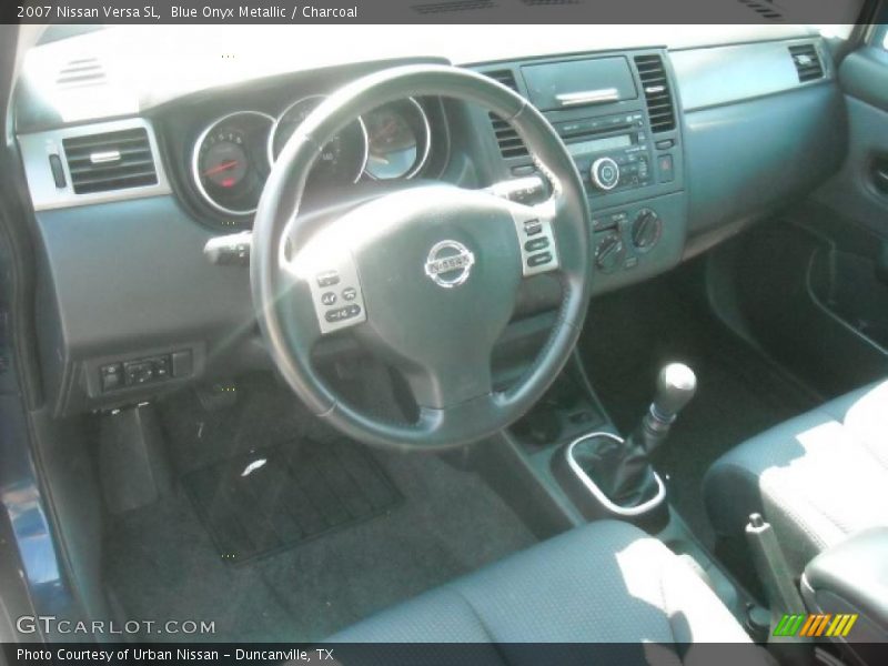 Blue Onyx Metallic / Charcoal 2007 Nissan Versa SL