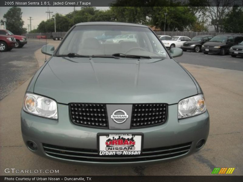 Jaded Green / Taupe 2005 Nissan Sentra 1.8 S