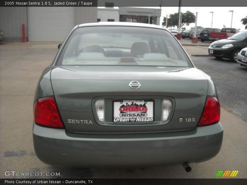 Jaded Green / Taupe 2005 Nissan Sentra 1.8 S