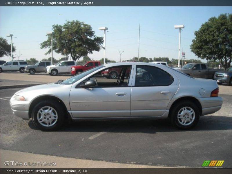 Bright Silver Metallic / Agate 2000 Dodge Stratus SE