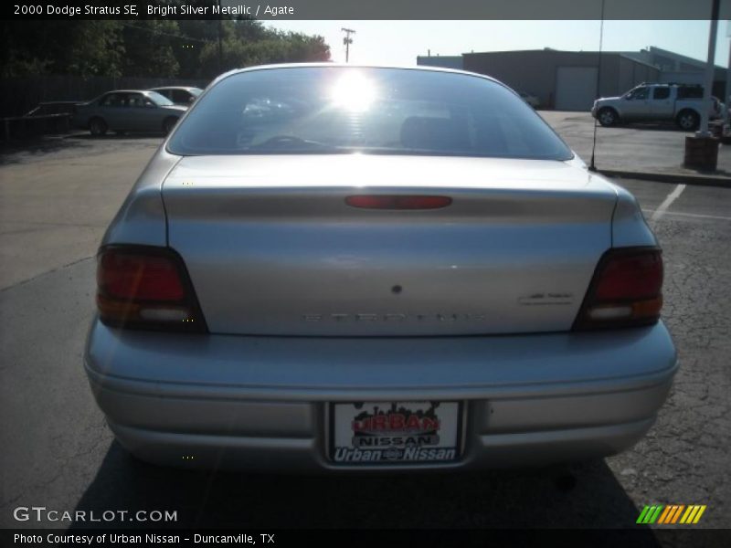 Bright Silver Metallic / Agate 2000 Dodge Stratus SE