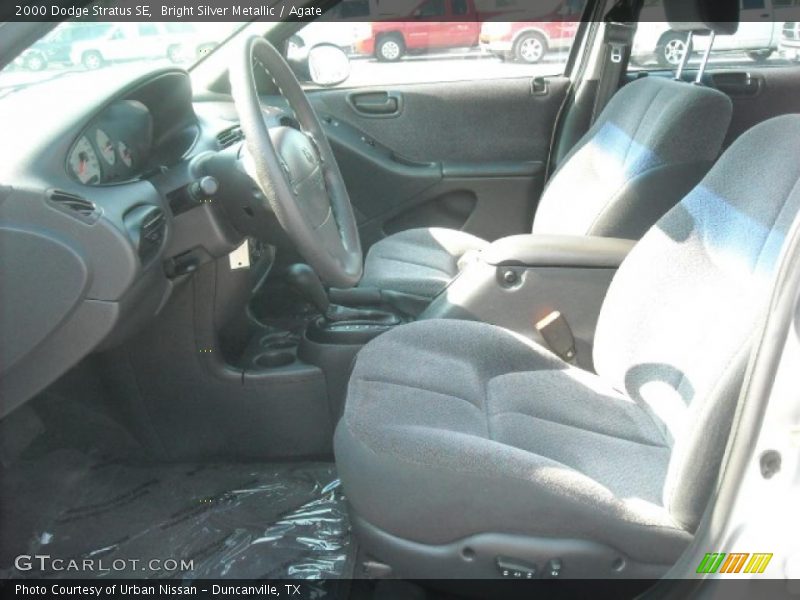 Bright Silver Metallic / Agate 2000 Dodge Stratus SE