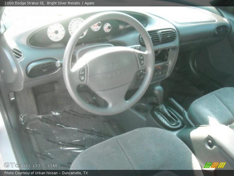 Bright Silver Metallic / Agate 2000 Dodge Stratus SE