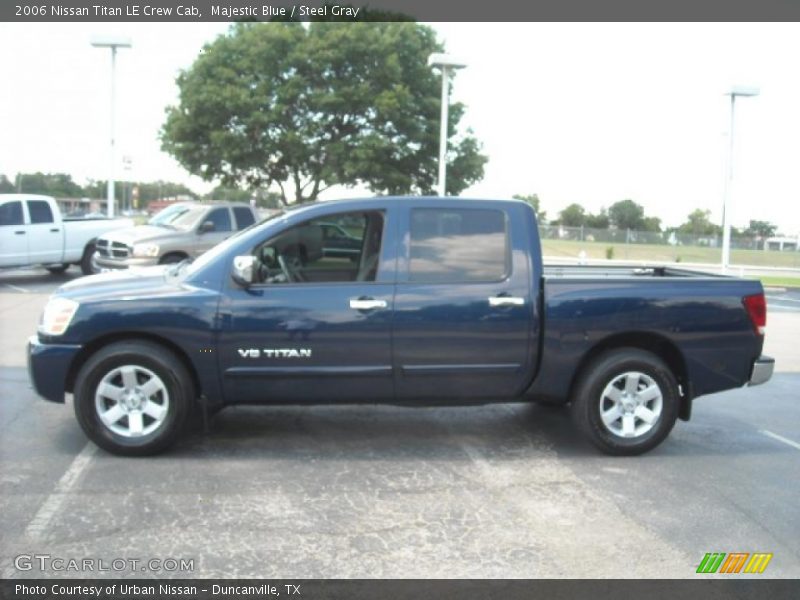 Majestic Blue / Steel Gray 2006 Nissan Titan LE Crew Cab