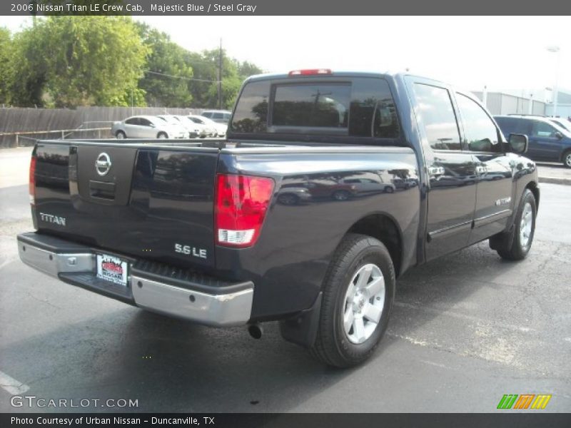 Majestic Blue / Steel Gray 2006 Nissan Titan LE Crew Cab