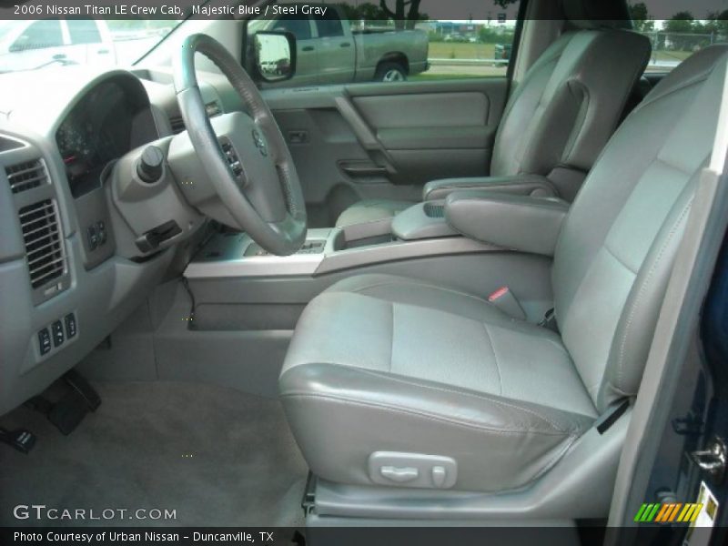 Majestic Blue / Steel Gray 2006 Nissan Titan LE Crew Cab