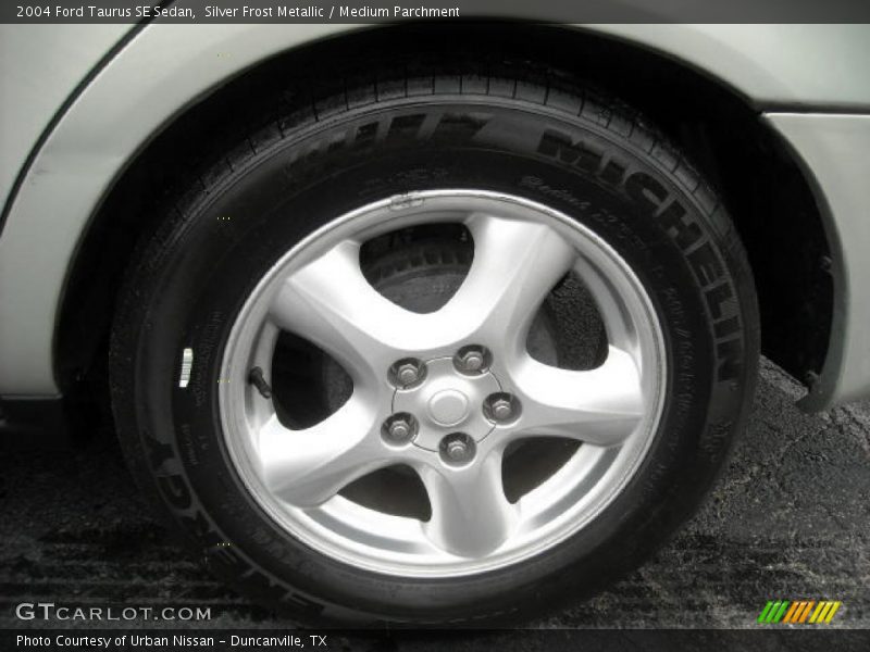 Silver Frost Metallic / Medium Parchment 2004 Ford Taurus SE Sedan