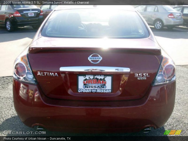 Sonoma Sunset Metallic / Charcoal 2008 Nissan Altima 3.5 SL