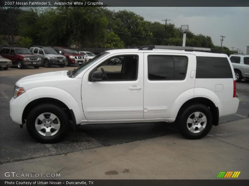 Avalanche White / Graphite 2007 Nissan Pathfinder S