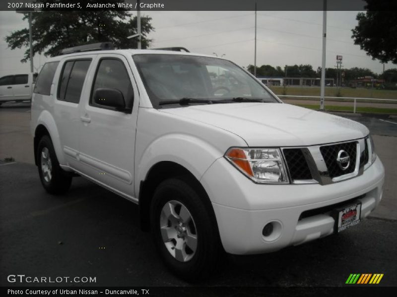 Avalanche White / Graphite 2007 Nissan Pathfinder S