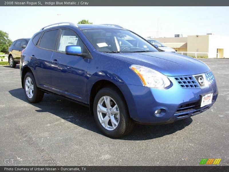 Indigo Blue Metallic / Gray 2008 Nissan Rogue SL