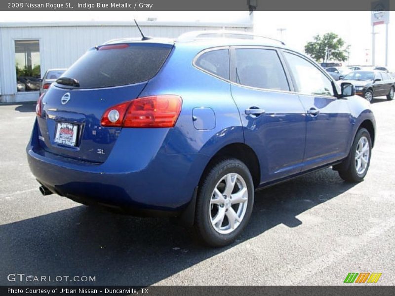 Indigo Blue Metallic / Gray 2008 Nissan Rogue SL