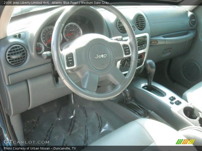 Atlantic Blue Pearl / Medium Slate Gray 2006 Jeep Liberty Limited 4x4