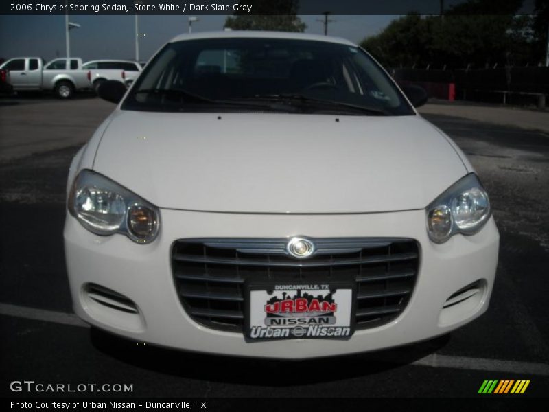 Stone White / Dark Slate Gray 2006 Chrysler Sebring Sedan