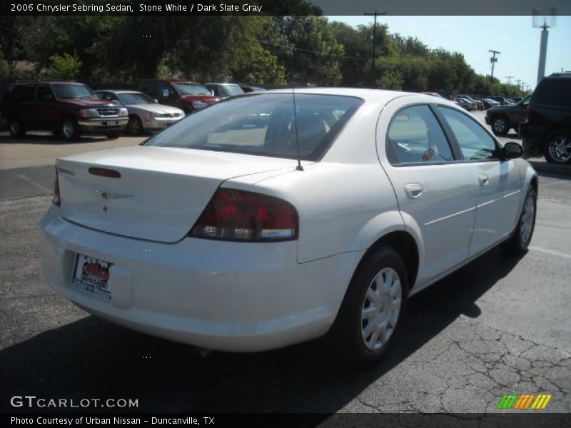 Stone White / Dark Slate Gray 2006 Chrysler Sebring Sedan