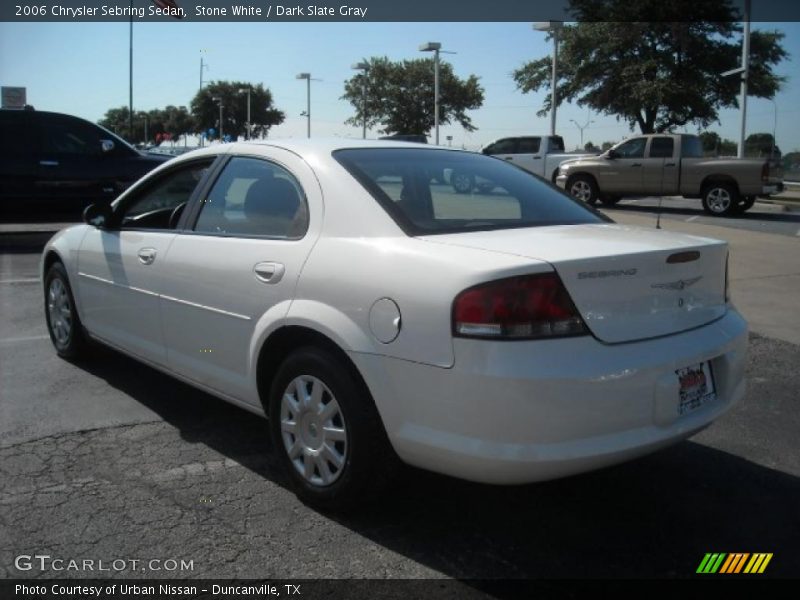 Stone White / Dark Slate Gray 2006 Chrysler Sebring Sedan
