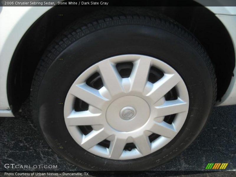 Stone White / Dark Slate Gray 2006 Chrysler Sebring Sedan