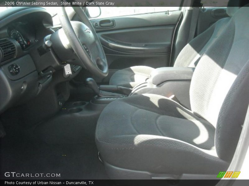 Stone White / Dark Slate Gray 2006 Chrysler Sebring Sedan