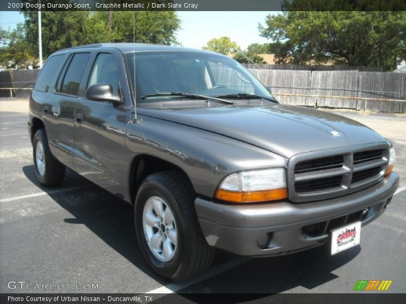 Graphite Metallic / Dark Slate Gray 2003 Dodge Durango Sport