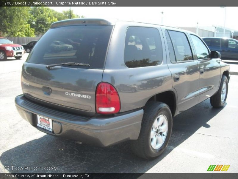 Graphite Metallic / Dark Slate Gray 2003 Dodge Durango Sport