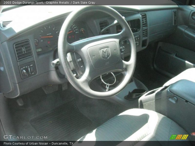 Graphite Metallic / Dark Slate Gray 2003 Dodge Durango Sport