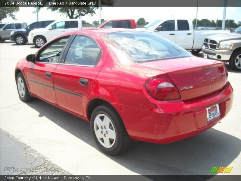 Flame Red / Dark Slate Gray 2004 Dodge Neon SE